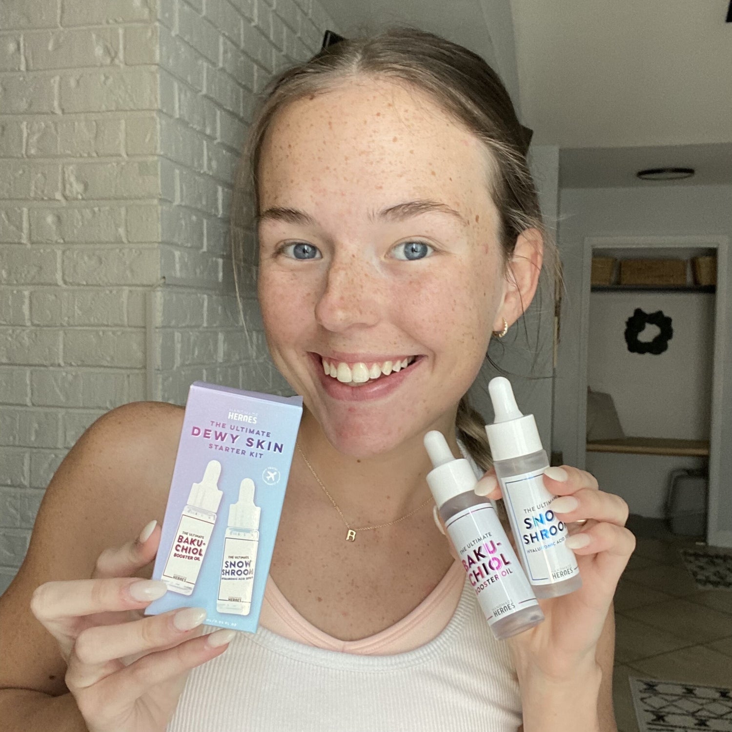 Mini Size, Major Glow! Radiant Skin On-the-Go with our New The Ultimate Dewy Skin Kit.