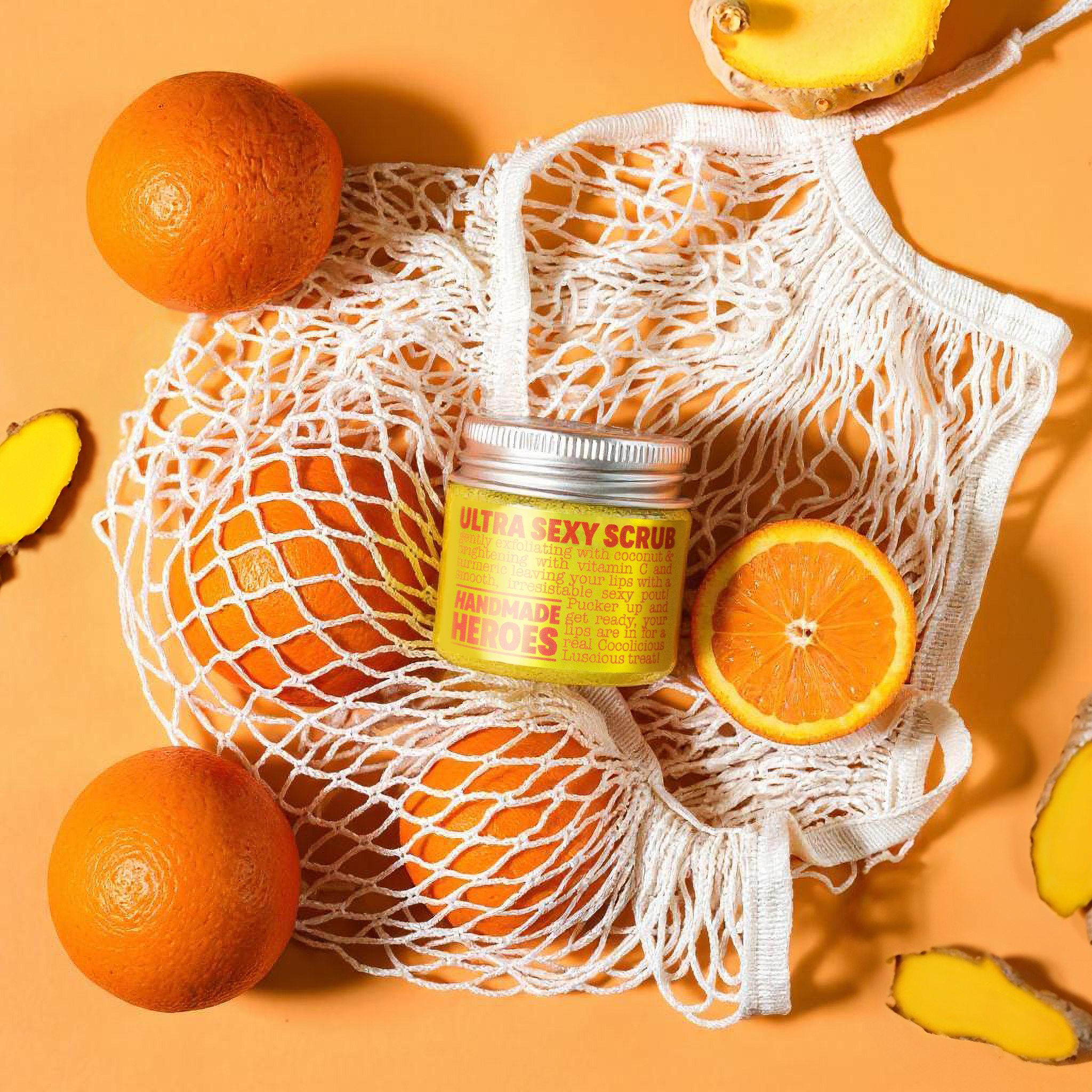 COCOLICIOUS LUSCIOUS LIP SCRUB - VITAMIN C AND TURMERIC LIP SCRUB