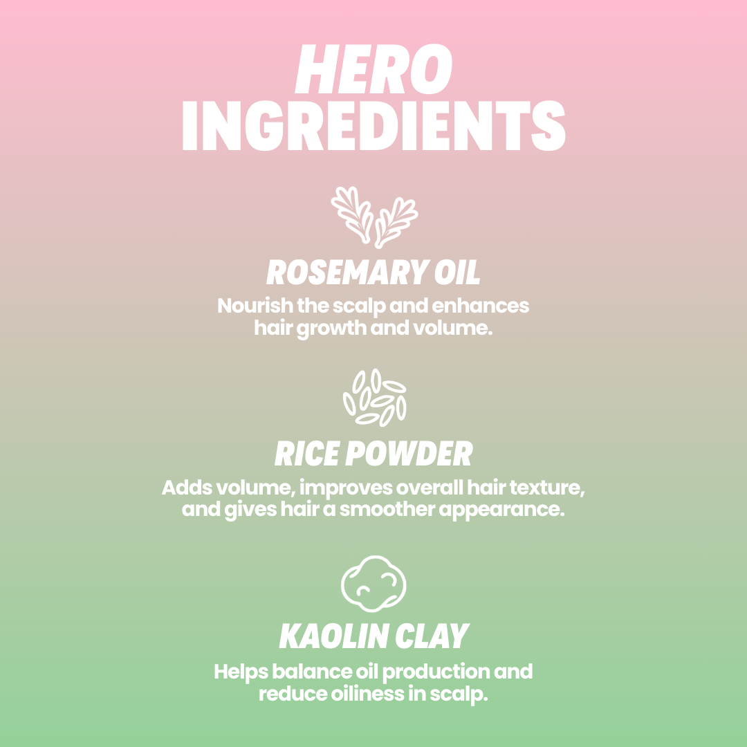 DROP DEAD GORGEOUS DRY SHAMPOO - ROSEMARY