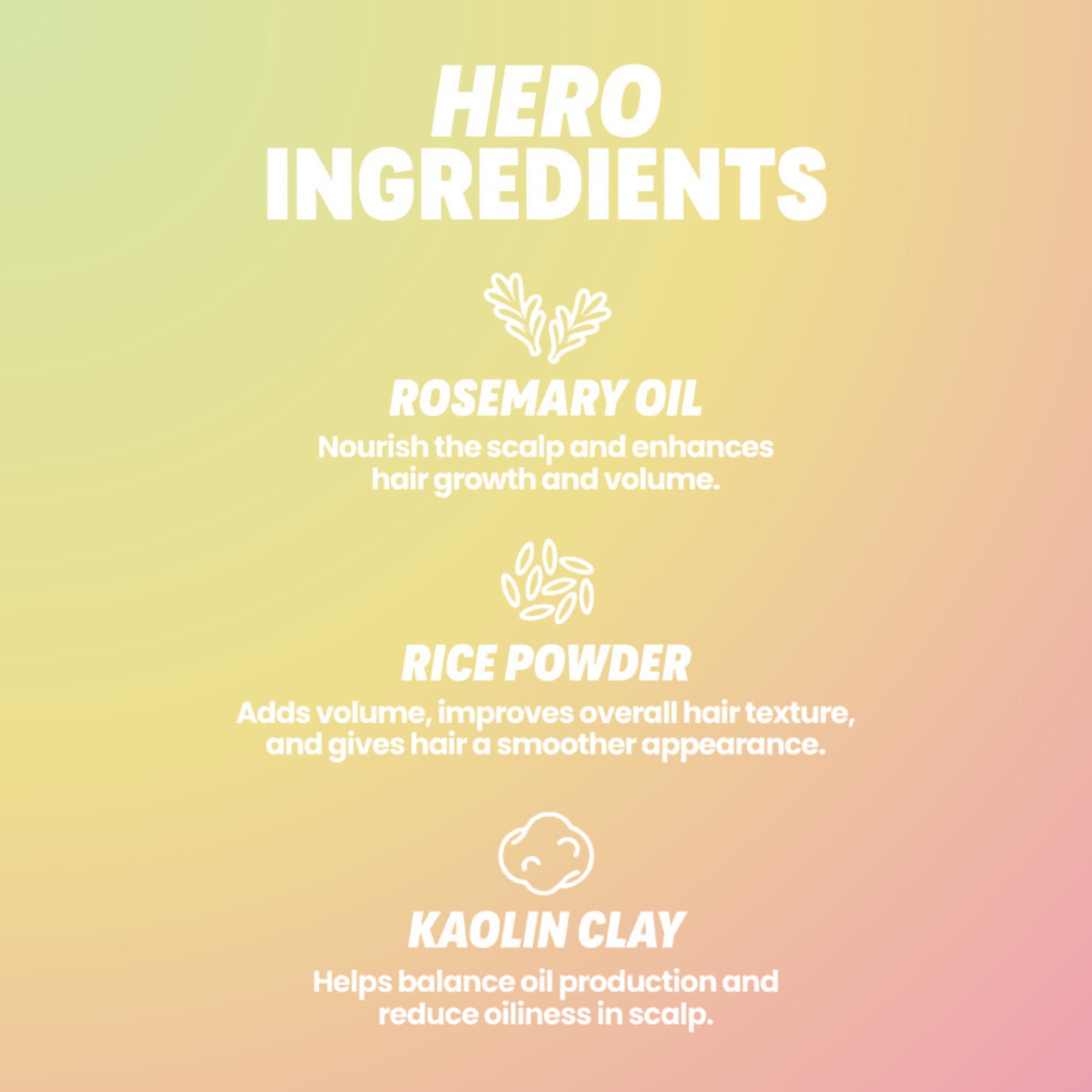 DROP DEAD GORGEOUS DRY SHAMPOO - ROSEMARY